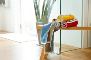 Dwustronny ręcznik sportowy Imabari na trening 25×110 cm- HOSHI