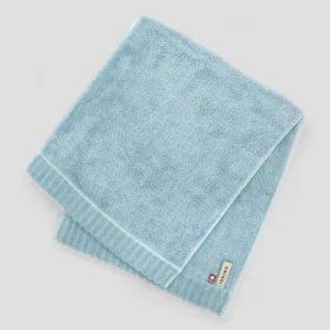 Wyjątkowa chłonność ręcznika Imabari 100% bawełna - YOKUSUU - ręcznik do twarzy 34 × 35 cm, Niebieski