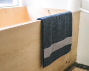 Zestaw LINE & Waffle Imabari 100% bawełna Ultra Home SPA – japoński komfort w Twoim domu– navy